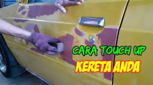 Gambar sebelum menggunakan produk regis ultimate scratch. Cara Touch Up Cat Kereta Youtube