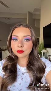 Blue and Purple Folklorico Makeup Tutorial