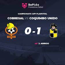 Browse now all cobresal vs coquimbo unido betting odds and join smartbets and customize your account to get the most out of it. Cobresal Vs Coquimbo Unido Predictions Preview And Stats