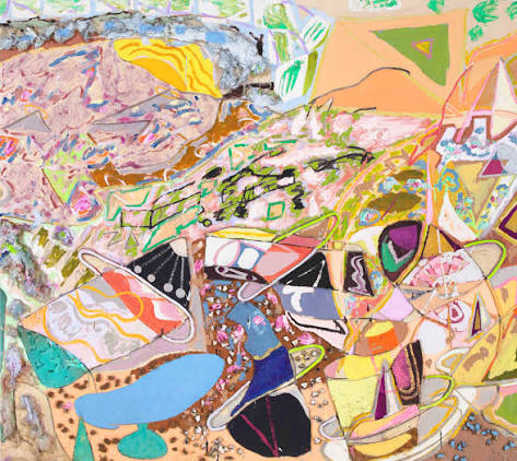 Work by Larry Poons