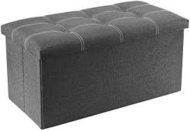 Shop our best selection of indoor benches to reflect your style and inspire your home. Amazon Com Youdenova 30 Inches Storage Ottoman Bench Foldable Footrest Shoe Bench With 80l Storage Space End Of Bed Storage Seat Support 350lbs Linen Fabric Grey Home Kitchen