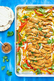 By member recipe by steven morris. Oven Baked Chicken Fajitas On A Sheet Pan Evolving Table