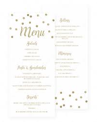 Gold Menu Template Faux Gold Baby Shower Menu Baby Shower Guessing Game Baby Shower Games