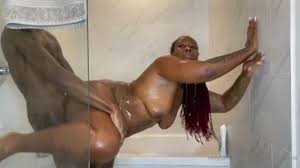 Thick Big Booty Ebony Backshots In Shower - Jozi Porn