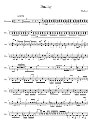 Download and print in pdf or midi free sheet music for through the fire and flames by dragonforce arranged by dunn and dunn for drum group (solo) Slipknot Duality Sheet Music For Drum Group Solo Musescore Com