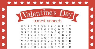 printable valentine s day word search life family joy
