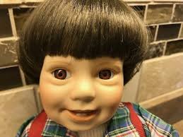 Danbury Mint DAVID The Fire Chief Porcelain Doll by Elke Hutchens Original  Box