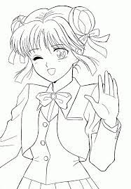 De beaux coloriages originaux et uniques sur internet pour enchanter les petits et grands. Coloriage Fille Manga Magnifique Dessin Gratuit A Imprimer