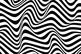 Black And White Creative Illusion Drawings Wavy Line Optical Illusion In 2020 Cool Optical Illusions Illusions