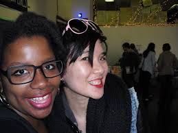 Joyce Hatton and Mimi Thi Nguyen at Midwest Zine Fest 2013…