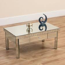 Modern contemporary mirrored cocktail sofa end coffee table set acrylic crystal. Tuscany Mirror Coffee Table Abreo Home Furniture