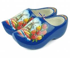 Clogs From Holland Blue Windmill Design Dutch Wooden Shoes Wooden Shoes Velvet Knee High Boots