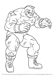 Learn How To Draw Zangief From Street Fighter Street Fighter Step By Step Drawing Tutorials Street Fighter Drawings Character Design