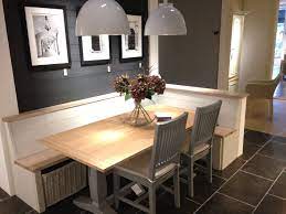 The most common arrangement is off to the side of the kitchen built under a large window, in a corner or in a bay window area. Small Corner Dining Table And Chairs Novocom Top