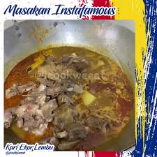 Jom cuba masak resepi ini. Adabi Consumer Kari Ekor Lembu Salam Hi