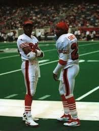 Jerry Rice And Deion Sanders Pro Football Teams Professional Football Nfl Teams