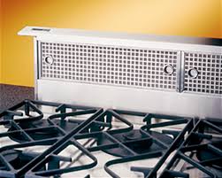 When installing the downdraft, use the minimum dimensions given. Broan Elite Downdraft Vent System