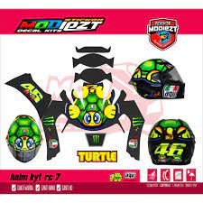 Kyt vendetta 2 replika aleix espargaro milik bmspeed7.com. Decal Helm Kyt Rc 7 Shopee Indonesia