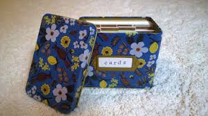 Diy Card Tin From A Recipe Tin Diy Cards Cards Envelopes Recipe Tin