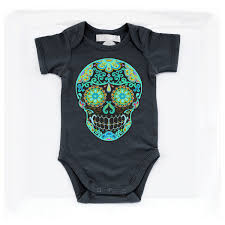 Baby Hipster Black Day Of The Dead 3 6 12 Months Sugar Skull Etsy Trendy Baby Boy Clothes Punk Baby Baby Clothes