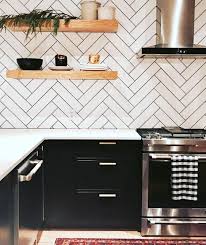 My husband is happy with white subway tile (boring!) and our contractor hates installing glass tile and tells us we'd be sorry if. 25 Eye Catchy Herringbone Backsplashes For Any Kitchen Shelterness