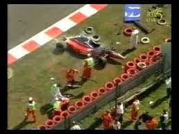 Scary accident at us f2000 with car landing on driver's helmet. Heavy Crash Jos Verstappen Grand Prix Belgium Spa Francorchamp Youtube