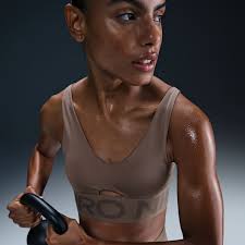 Donna Marrone Allenamento e palestra Reggiseni sportivi. Nike IT