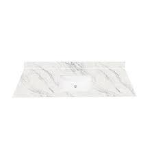 Vanity Top In Calcutta Blanc