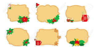 Candy shop label with type design and candies vector. Christmas Label And Tag Beige Flat Set New Year Tags Decorated Royalty Free Cliparts Vectors And Stock Illustration Image 150318106