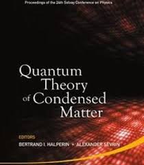 Quantum Theory Of Condensed Matter Pdf Quantum Theories Physics