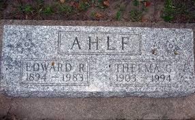 Edward Richard Ahlf (1894-1983)