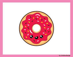Donut Clipart Kawaii Clip Art Donuts Clip Art Kawaii Donut Etsy Clip Art Kawaii Art