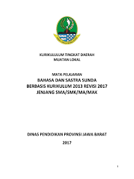 Teman sebangku anda pasti memiliki jenis temperamen yang berbeda daripada orang lain. Kurda Basa Sunda Sma Smk Revisi 2017