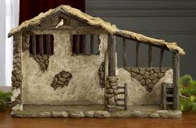 Match to throw pillows in your living. Lighted Stable For 7 Inch Real Life Nativity Set X00245xhk5 Christianbook Com