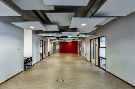 Acoustic Ceiling Rockfon Islands Uw College Maastricht Interior Home Design