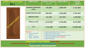 Pintu upvc komplit dengan kusen. Pd Bintang Karya 2 Harga Kusen Pintu