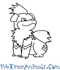 88 free printable coloring pages of pokemon series characters. How To Draw Growlithe Pokemon