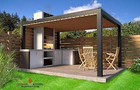A Frame Cabin And Outdoor Kitchen Furniture 3d Model 3d Model Outdoor Kitchen Patio Backyard Patio Outdoor Kitchen Decor