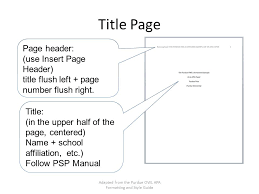 The lengths of the annotations can vary significantly from a couple of sentences to a couple of pages. Apa Formatting And Style Guide Adapted From The Purdue Owl Apa Formatting And Style Guide Ppt Download