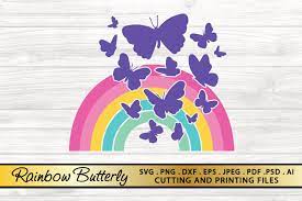 Free Free 146 Rainbow Butterfly Svg SVG PNG EPS DXF File