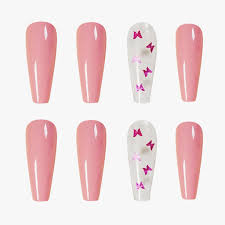 Check spelling or type a new query. Buy Rikview Butterfly Press On Nails Coffin Nail Tips Pink Nails Glossy Extra Long Stick On Nails Full Cover Acrylic Nails With Design Online In Taiwan B0936dv55r