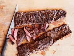 This flaming cheese ritual was started by restaurateurs in chicago, who encouraged customers to yell, 'opa!' as the plate was being ignited. Marinated Skirt Steak With Quick Pickled Feta Recipe Alex Guarnaschelli Food Network