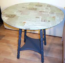 It had scratches pretty much everywhere, legs and all. Mod Podge Table Ideas You Ll Love Mod Podge Rocks