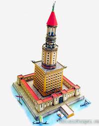 One square, one octagonal, and the last round. Lighthouse Of Alexandria Lighthouse Of Alexandria Also Known As The Pharos Lighthouse The Highest Construction Of The Ancient World