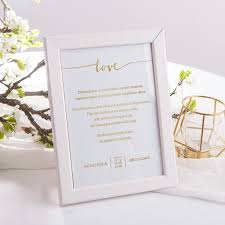 Na jej kartkach złóż dziś w darze, słowa z serca niech popłyną. Instrukcja Do Ksiegi Gosci W Ramce Love In 2021 Place Card Holders Wedding Place Cards