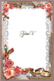 Alt=golden border frame png clip art image. Wedding Frame Psd Gladioluses A Fidelity Symbol Free Download Transparent Png Frame Psd Layered Photo Frame Template Download