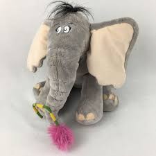 Dr Seuss Horton Hears A Who Elephant Plush Macys 2008 With Clover 14 Stuffed Macys Elephant Plush Horton Hears A Who Plush