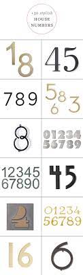 Number fonts is a style that is dedicated to just the number letters. 24 Address Fonts Ideas House Numbers Modern House Number House Numbers Diy