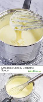 Easy Keto Cheese Sauce Low Carb Bechamel White Sauce Recipe Recipe White Sauce Recipes Keto Sauces Low Carb Sauces