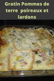 Gratin Pommes De Terre Poireaux Et Lardons En 2020 Gratin Pomme De Terre Recettes De Cuisine Pomme De Terre Lardon